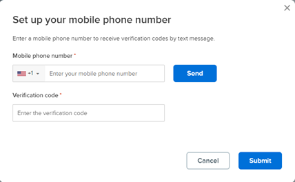 Setting up Your Mobile Phone Number