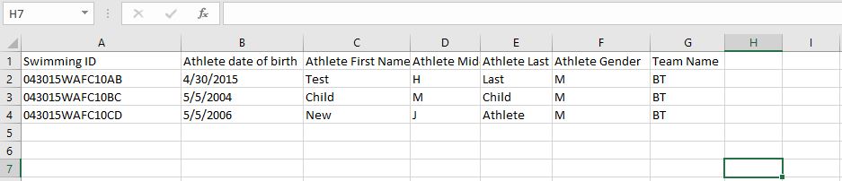 Importing Rosters on CSV File Format
