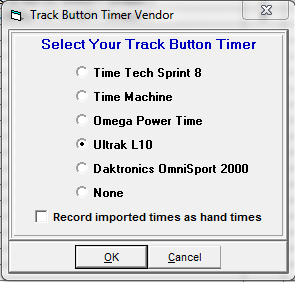 Timer Selection Menu