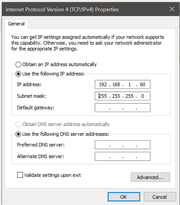 IP Address and Subnet Mask